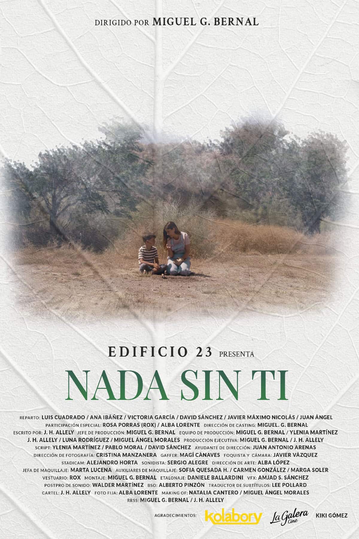 Cover from the short film Nada sin Ti
