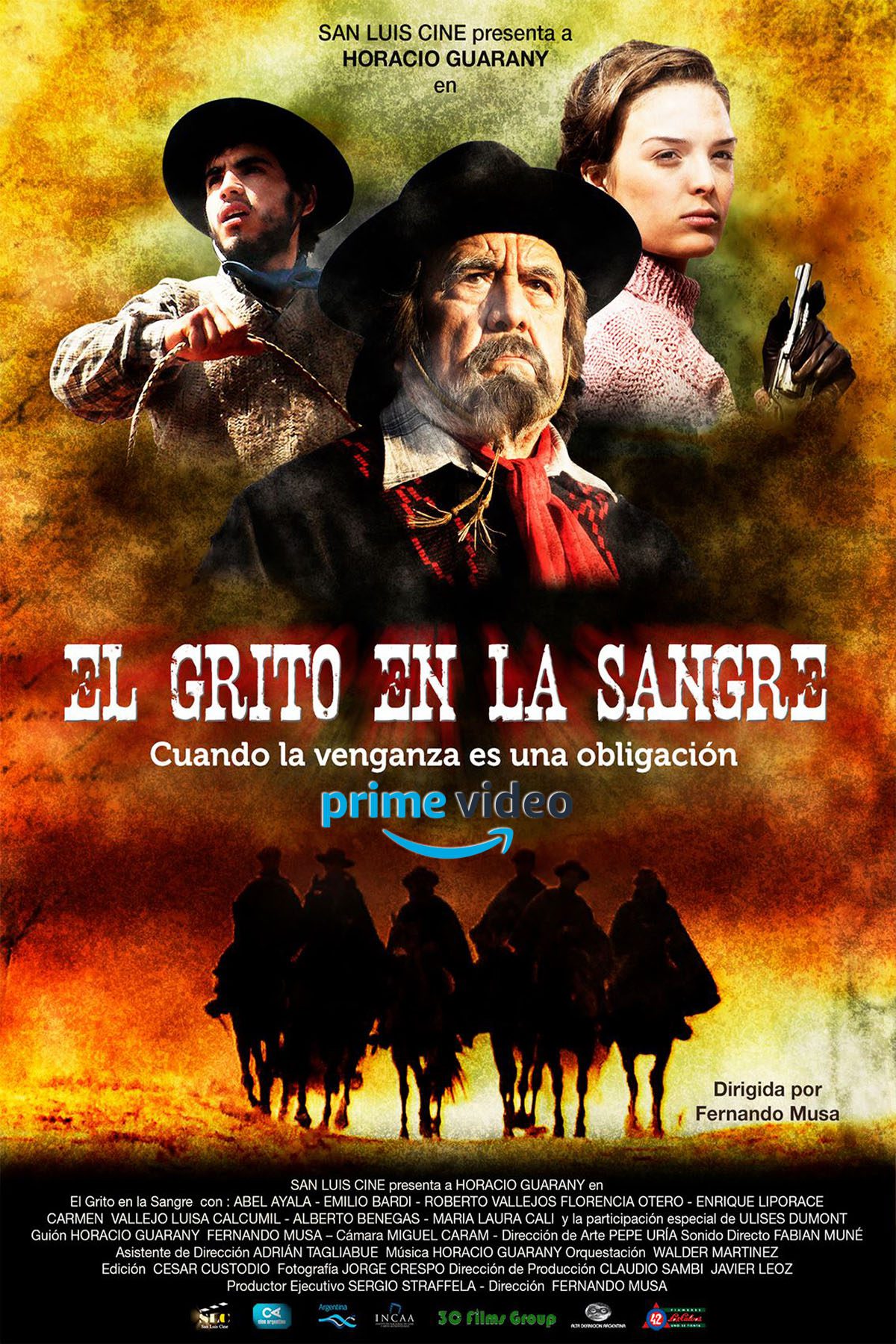Cover from the feature movie El Grito en la Sangre