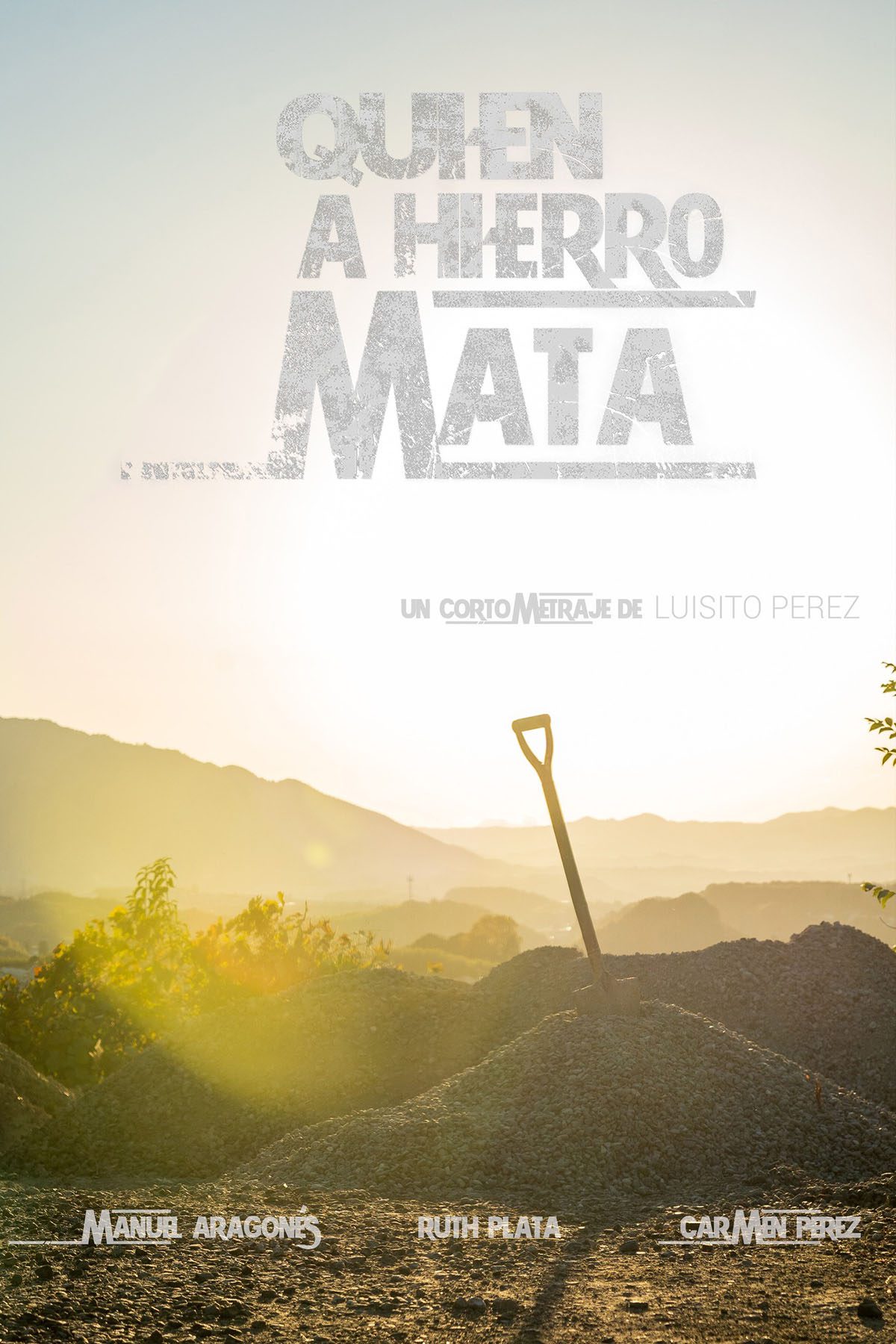 Cover from the short film Quien a Hierro Mata