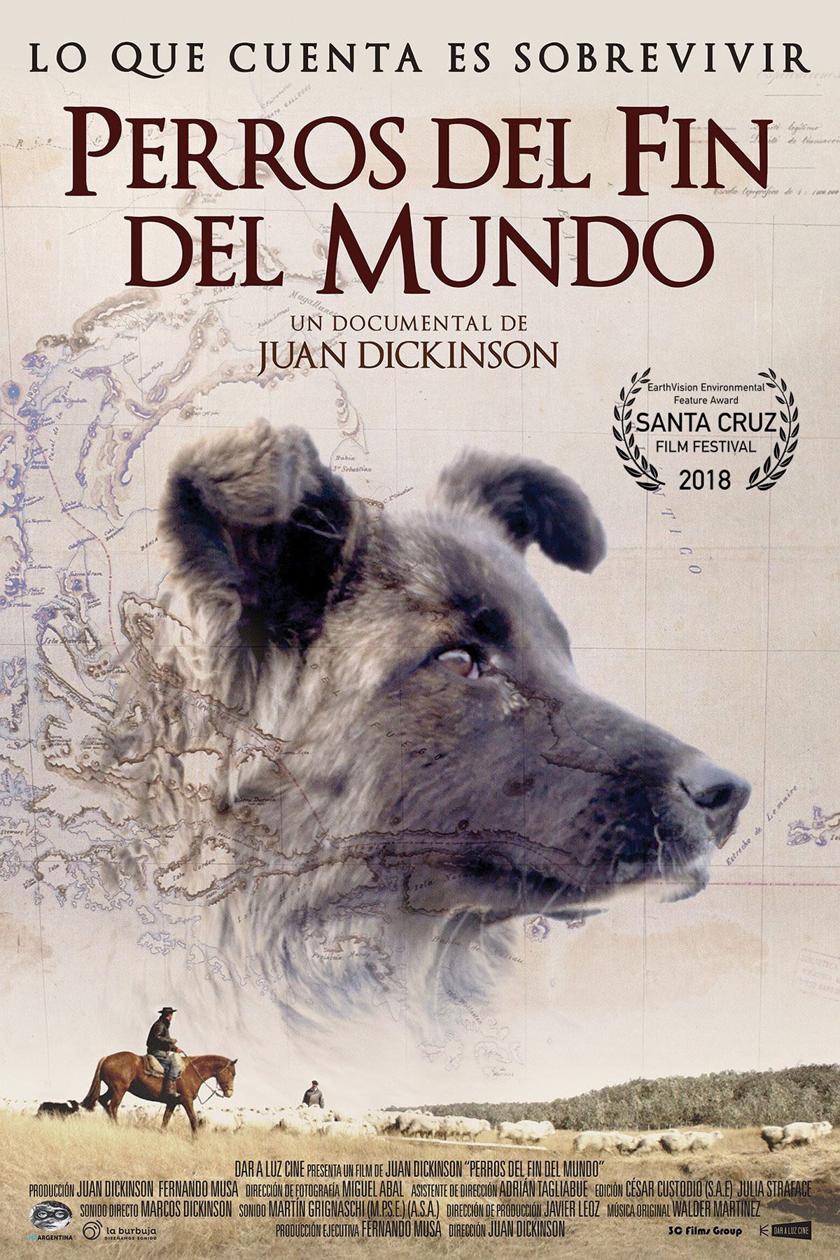 Cover from the feature documentary Perros del Fin del Mundo